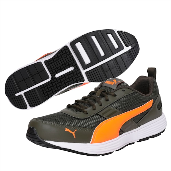 Draco Men's Shoes, Forest Night-Shocking Orange, extralarge-IND