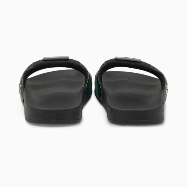 Mercedes-AMG Petronas F1 Leadcat Graphic Slides, Puma Black-Spectra Green, extralarge-IND
