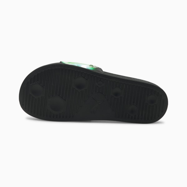 Mercedes-AMG Petronas F1 Leadcat Graphic Slides, Puma Black-Spectra Green, extralarge-IND