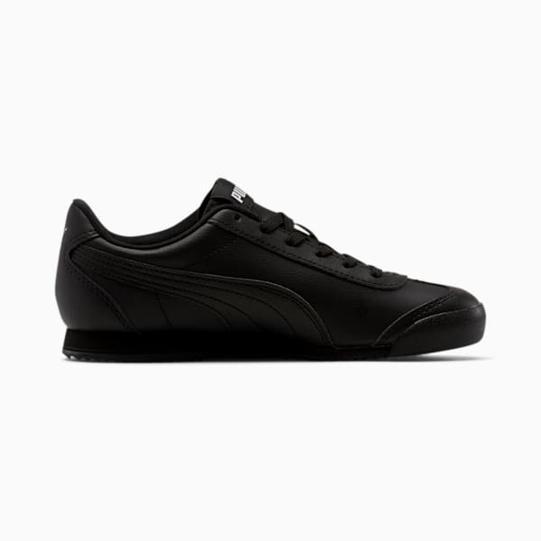 Turino Leather Sneakers JR, Puma Black-Puma Black, extralarge
