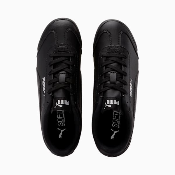 Turino Leather Sneakers JR, Puma Black-Puma Black, extralarge