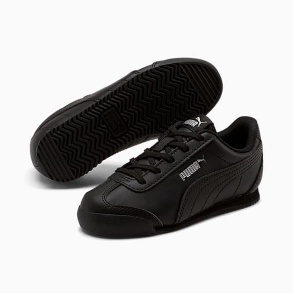 Turino Leather Little Kids' Shoes, Puma Black-Puma Black, extralarge