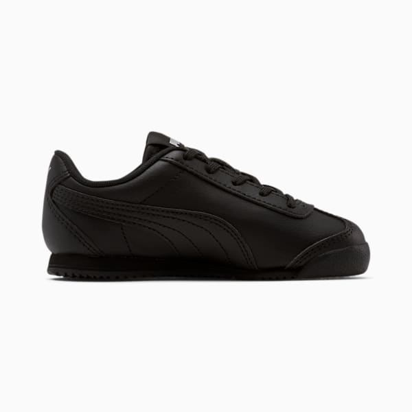 Infant puma shoes leather top