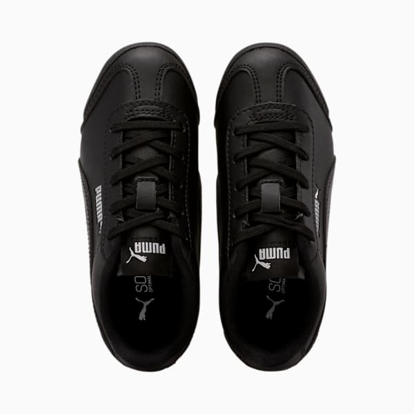 Turino Leather Little Kids' Shoes, Puma Black-Puma Black, extralarge