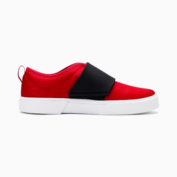 El Rey Canvas Slip-On Shoes JR, High Risk Red-Puma Black, extralarge