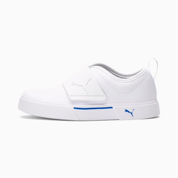 El Rey II Little Kids' Slip-On Shoes, Puma White-Future Blue, extralarge