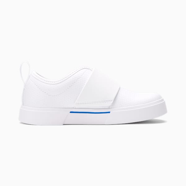 El Rey II Little Kids' Slip-On Shoes, Puma White-Future Blue, extralarge