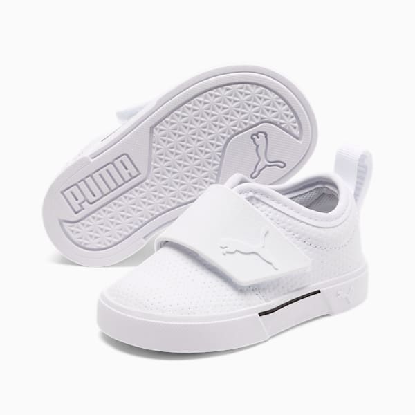 El Rey II Toddler Slip-On Shoes, Puma White-Puma Black, extralarge