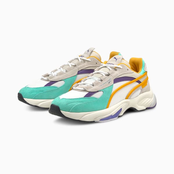 RS-Connect Drip Sneakers, Biscay Green-Puma White, extralarge