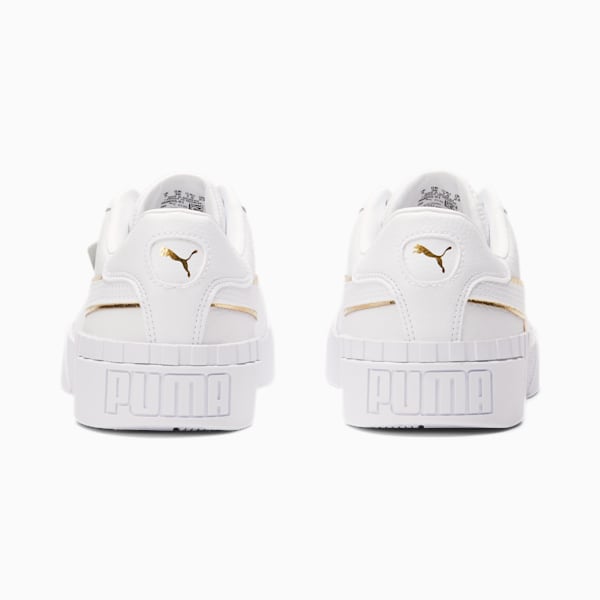 Puma sneakers womens white and gold sale