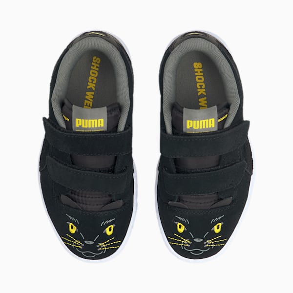 Ralph Sampson Lo Animal Little Kids' Shoes, Puma Black-Puma Black, extralarge