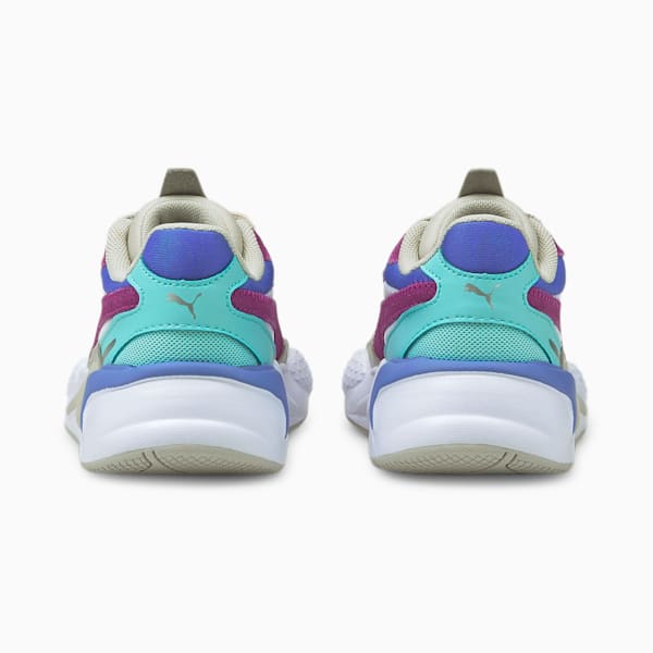 RS-X³ Neon Flame Kids' Shoes, Gray Violet-Byzantium, extralarge-IND