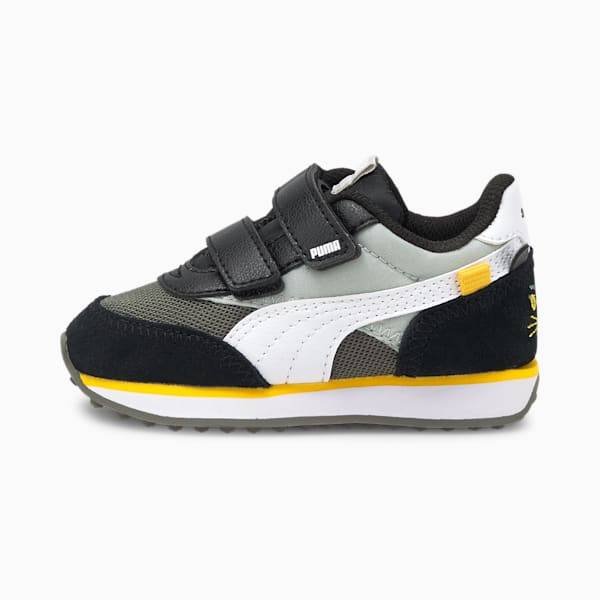 Tenis Future Rider Animals para bebés, Gray Violet-Puma White, extralarge