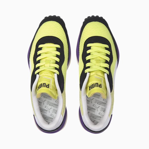 Style Rider Stream On Women's Sneakers, Sunny Lime-Puma Black, extralarge