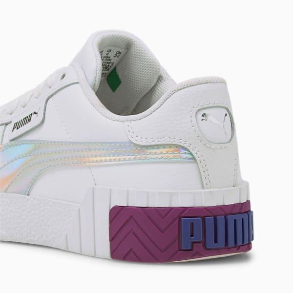 Cali Bubbles Sneakers JR, Puma White-Byzantium, extralarge