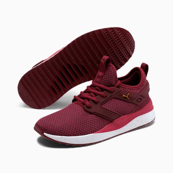 Pacer Next Excel Tonal Women's Sneakers, Burgundy-Puma White, extralarge