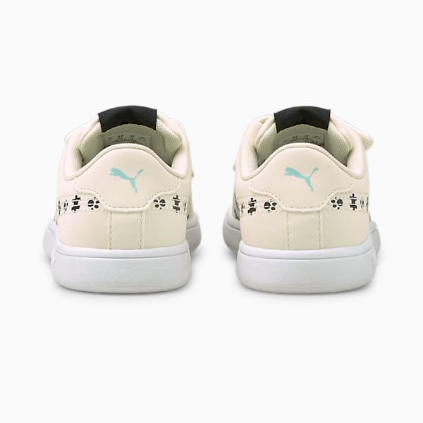PUMA Smash v2 Summer Animals Little Kids' Shoes, Eggnog-Puma Black, extralarge