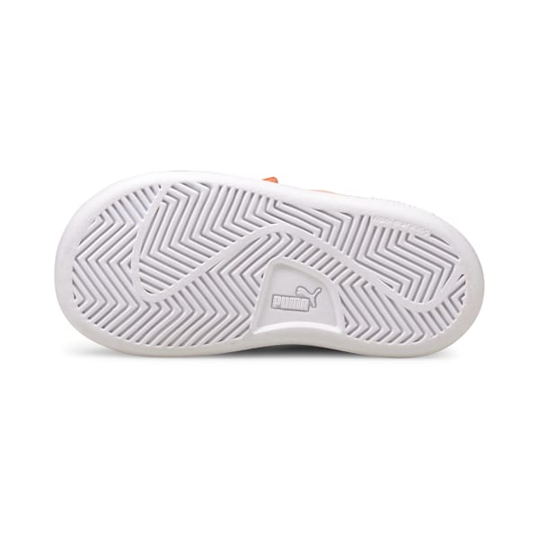 PUMA Smash v2 Summer Animals Toddler Shoes, Apricot Blush-Tigerlily, extralarge