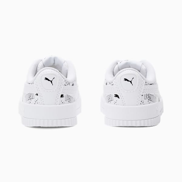 Carina Hand Drawn Toddler Shoes, Puma White-Puma Black, extralarge