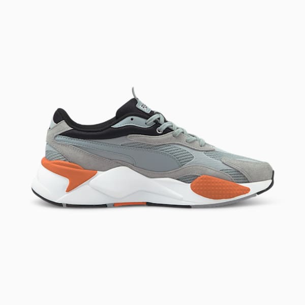 RS-X³ Twill Air Mesh Men's Sneakers, Quarry-Quarry, extralarge