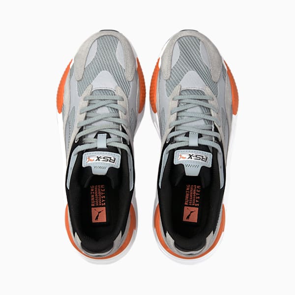 RS-X³ Twill Air Mesh Men's Sneakers, Quarry-Quarry, extralarge