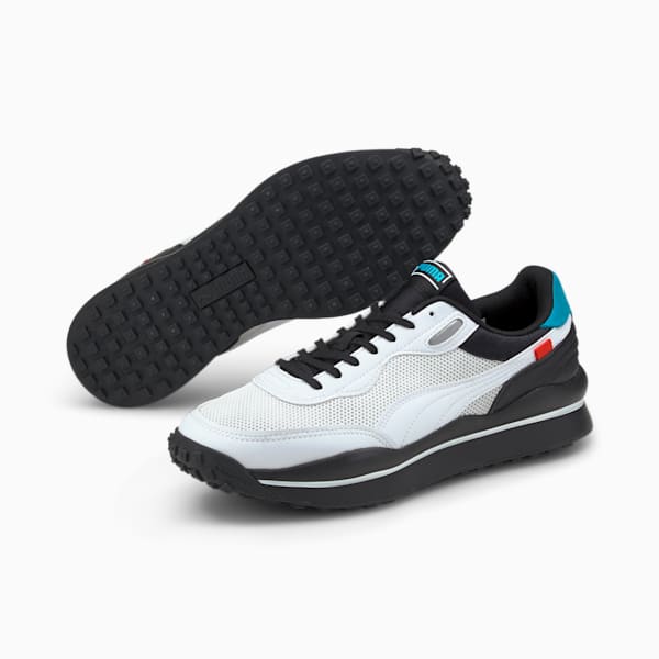 Style Rider Cyborg Shoes, Puma White-Puma Black, extralarge-IND