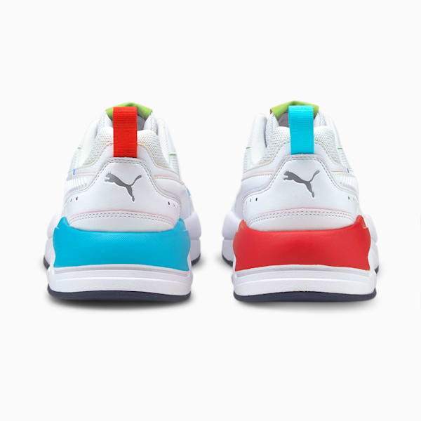 X-Ray² Square Rainbow Men's Sneakers, Puma White-Puma White-Scuba Blue-Poppy Red, extralarge