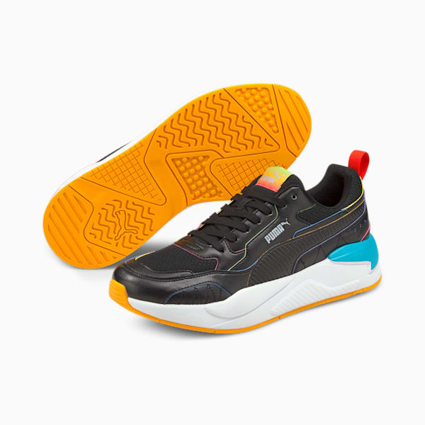 X-Ray² Square Rainbow Men's Sneakers, Puma Black-Puma Black-Scuba Blue-Poppy Red, extralarge