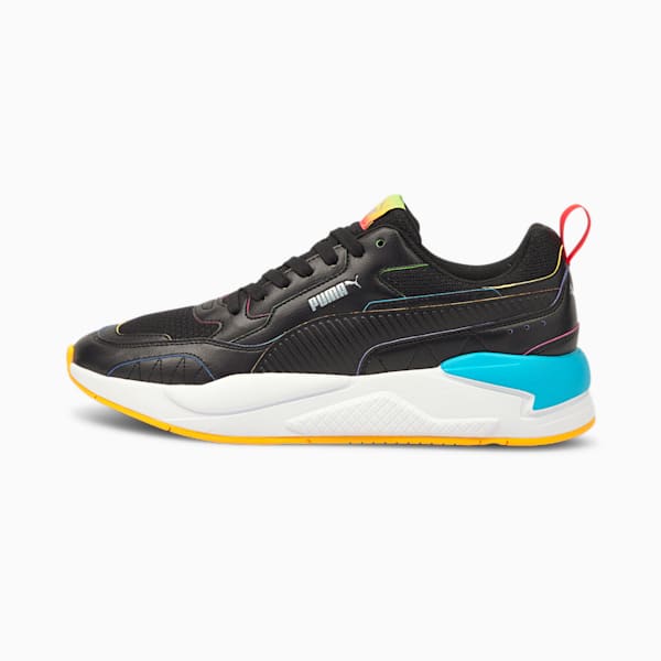 X-Ray² Square Rainbow Men's Sneakers, Puma Black-Puma Black-Scuba Blue-Poppy Red, extralarge