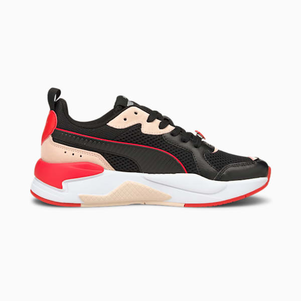 X-RAY Game Valentine's Women's Sneakers, Puma Black-Puma Black-Cloud Pink-Poppy Red, extralarge