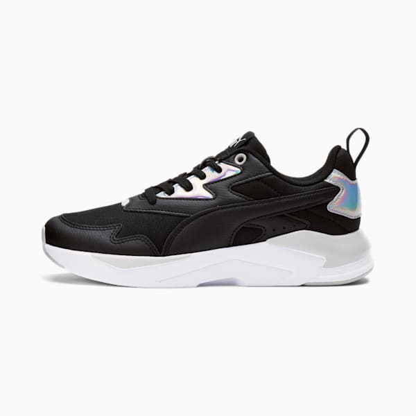 X-RAY Lite Metallic Women's Sneakers, Black-Puma White-Gray Violet, extralarge