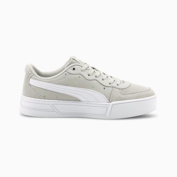 PUMA Skye Dot Women's Sneakers, Gray Violet-Puma White, extralarge
