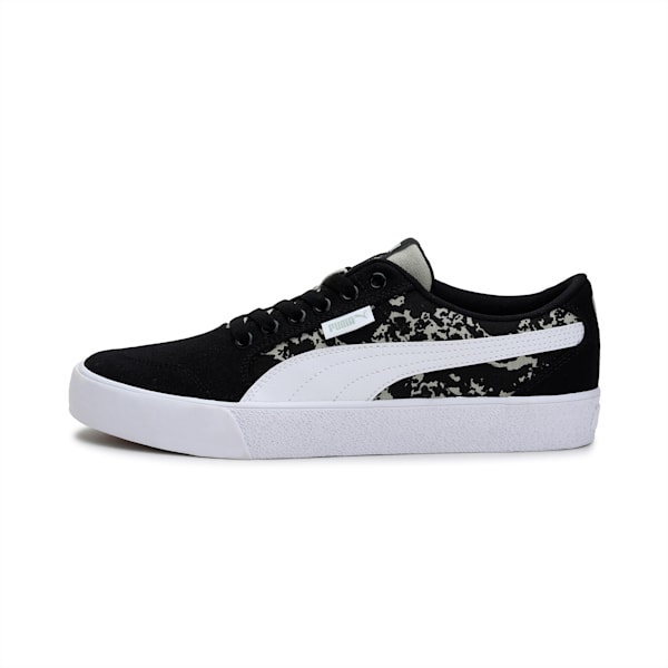 C-Skate Vulc Camo Shoes, Desert Sage-Puma White, extralarge-IND