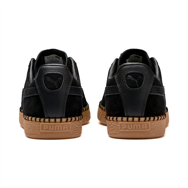 Puma black suede classic embroidered trainers shop