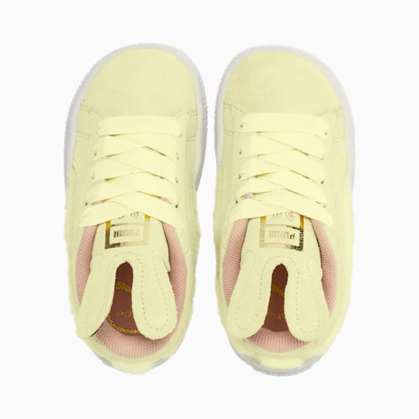 Suede Easter AC Toddler Shoes, TENDER YELLOW-Coral Cloud-Puma Team Gold, extralarge