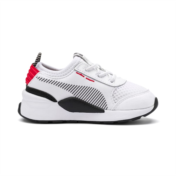 RS-0 Winter Inj Toys INF Shoes, Puma White-High Risk Red, extralarge