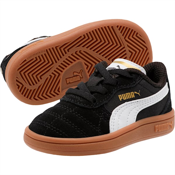 Astro Kick AC Toddler Shoes, Puma Black-Puma White-Puma Team Gold, extralarge