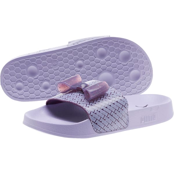 Leadcat Jelly Bow Slides JR, Indigo-Sweet Lavender, extralarge