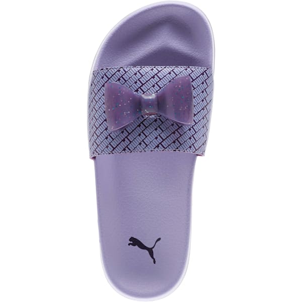 Leadcat Jelly Bow Slides JR, Indigo-Sweet Lavender, extralarge