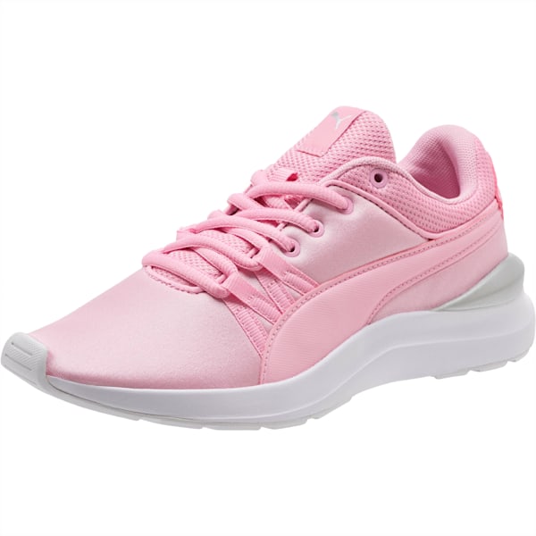 Adela Girl’s Sneakers JR, Pale Pink-Pale Pink, extralarge