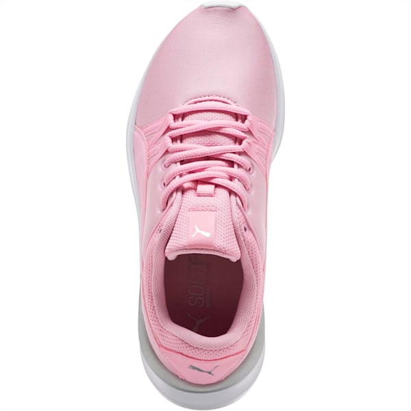 Adela Girl’s Sneakers JR, Pale Pink-Pale Pink, extralarge