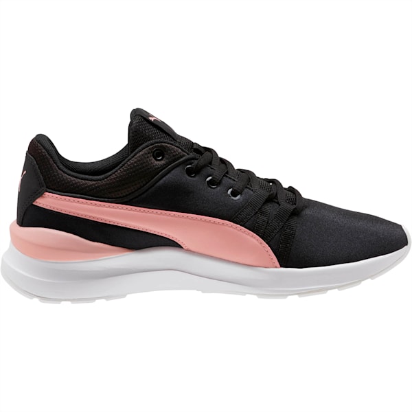 Adela Girl’s Sneakers JR, Puma Black-Bridal Rose, extralarge
