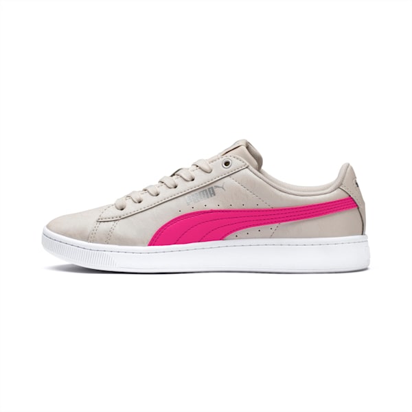 PUMA Vikky v2 Summer Women’s Sneakers, Silver Gray-F Purple-Silver, extralarge