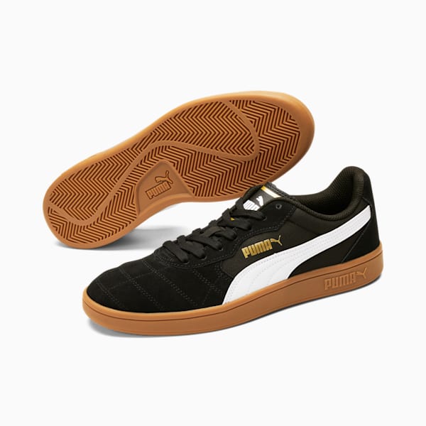 Astro Kick Sneakers, Puma Black-Puma White-Puma Team Gold-Gum, extralarge