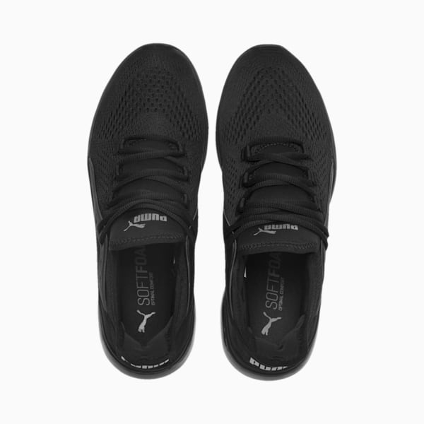 Electron Street Eng Mesh Men's Sneakers, Black-Black-Black, extralarge