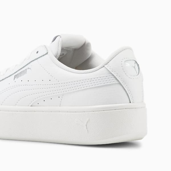 PUMA Vikky Stacked Women’s Sneakers, Puma White-Puma White, extralarge