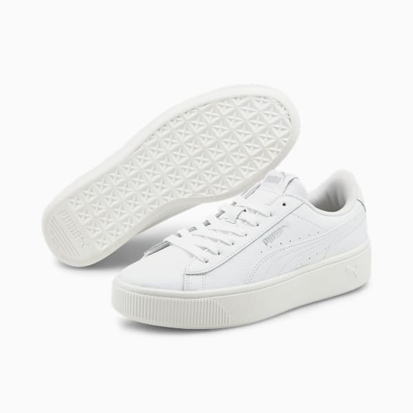 Sneakers Vikky Stacked Femme, Puma White-Puma White, extralarge