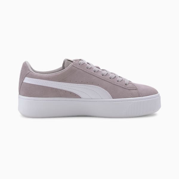 PUMA Vikky Stacked Suede Women’s Sneakers, Raindrops-Puma White, extralarge