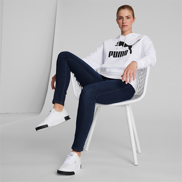 Zapatos deportivos Cali para mujer, Puma White-Puma Black, extragrande
