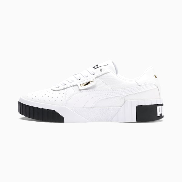 Cali Women's Sneakers, Puma White-Puma Black, extralarge